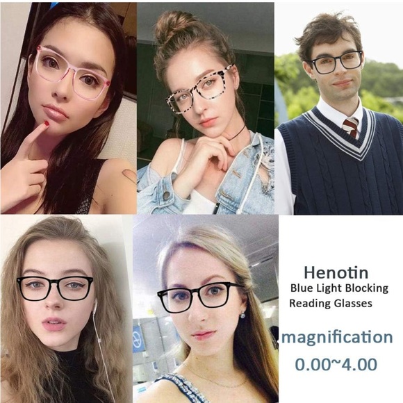 Anti Blue Light Blocking Reading Glasses 4 PC Computer Readers New includes all main image 13